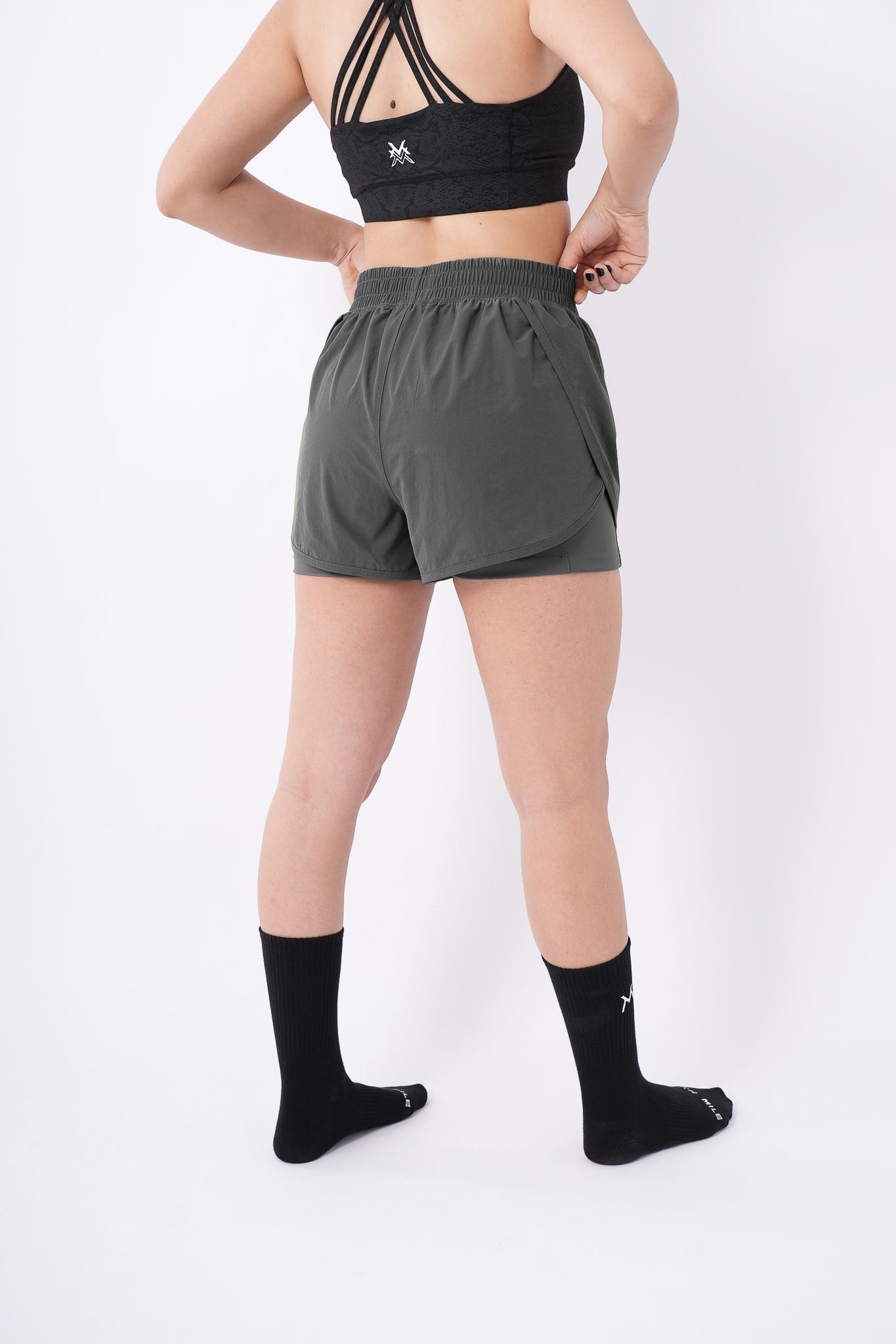 Aurora™ Shorts With Compression - Grey