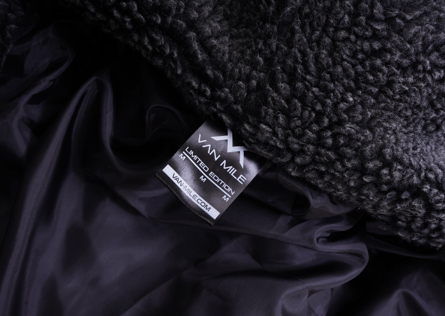 LIMITED EDITION ARCTIC OVERSIZED TEDDY JACKET - BLACK