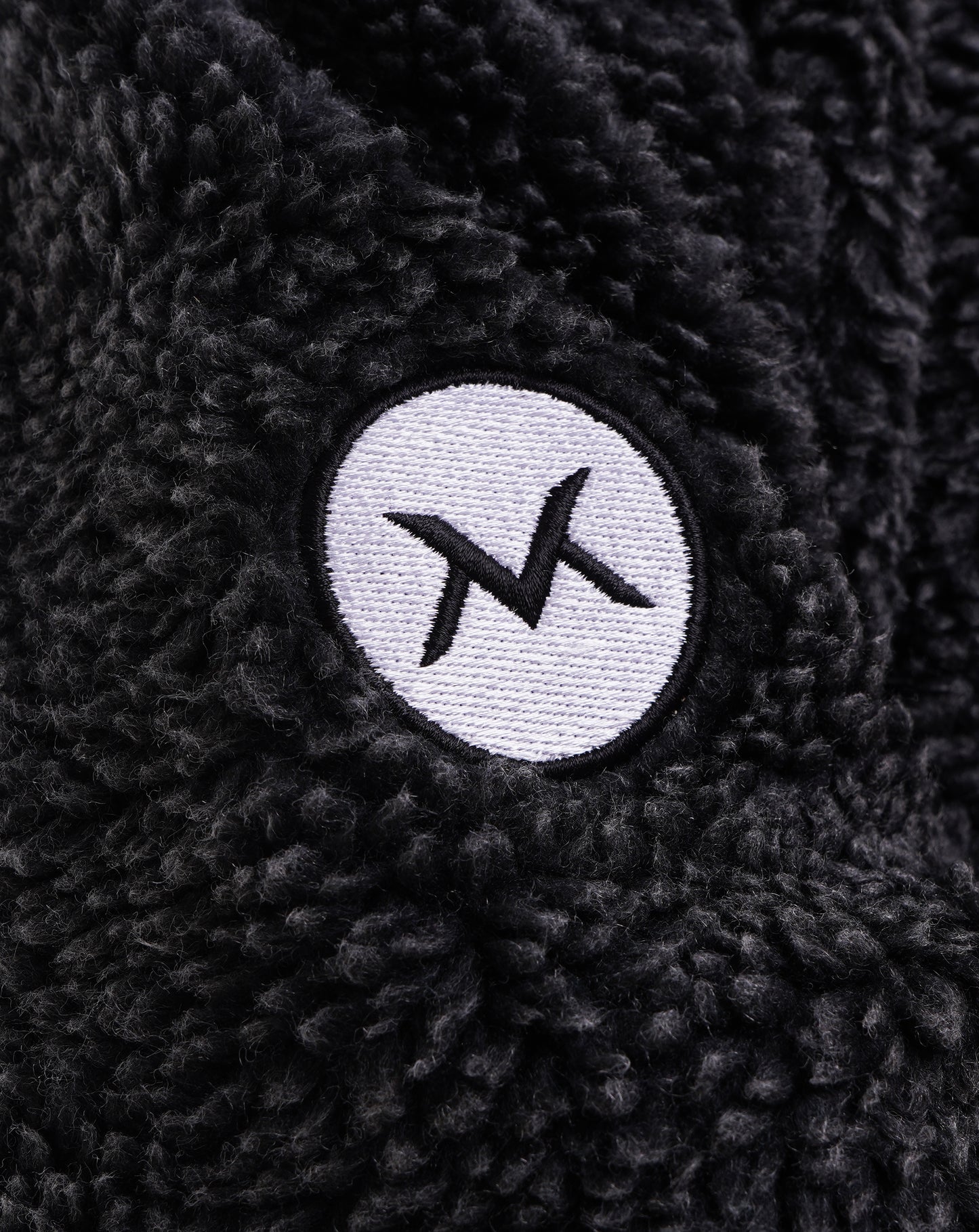 LIMITED EDITION ARCTIC OVERSIZED TEDDY JACKET - BLACK