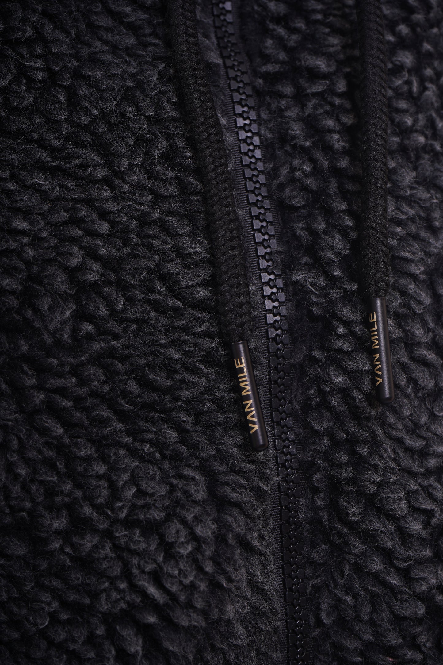 LIMITED EDITION ARCTIC OVERSIZED TEDDY JACKET - BLACK