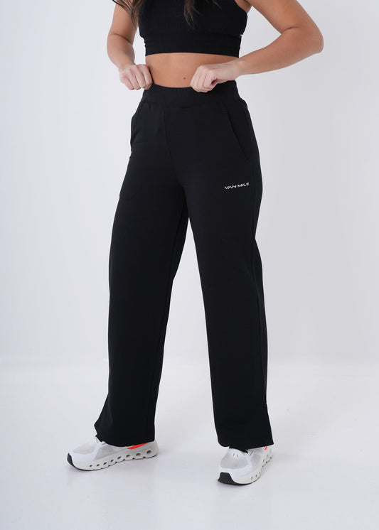 VNML Flared Cotton Pant - Black