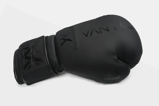 VAN MILE PU 4.0 Boxing Gloves - Matte Black