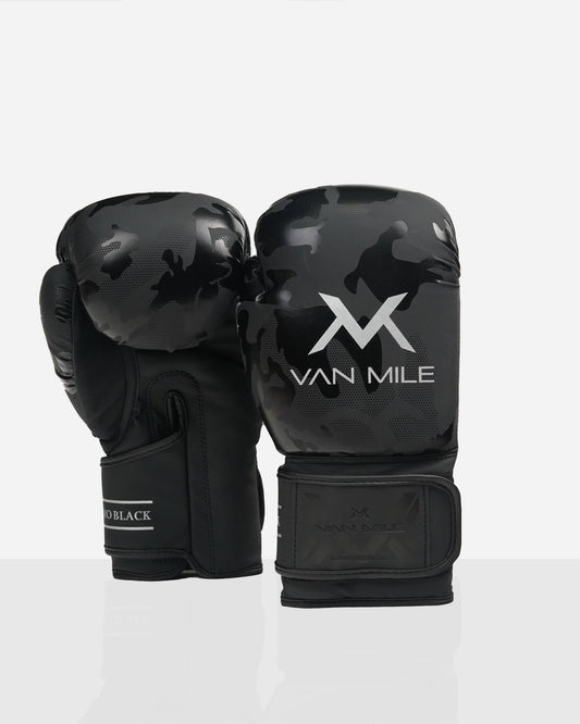 VAN MILE PU 4.0 Boxing Gloves - Camo Black