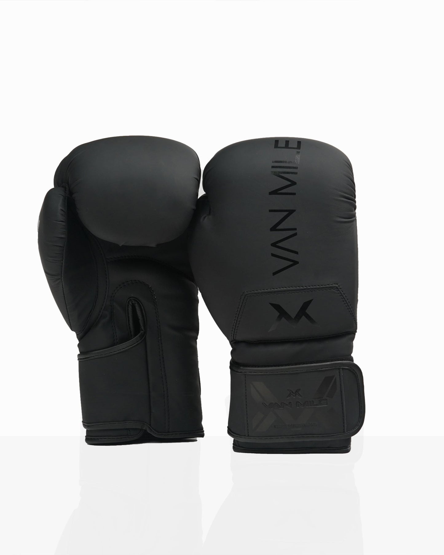VAN MILE PU 4.0 Boxing Gloves - Matte Black