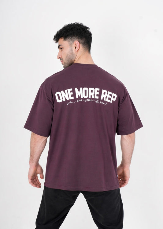 ONEMOREREP™ Oversize Tshirt - Burgundy