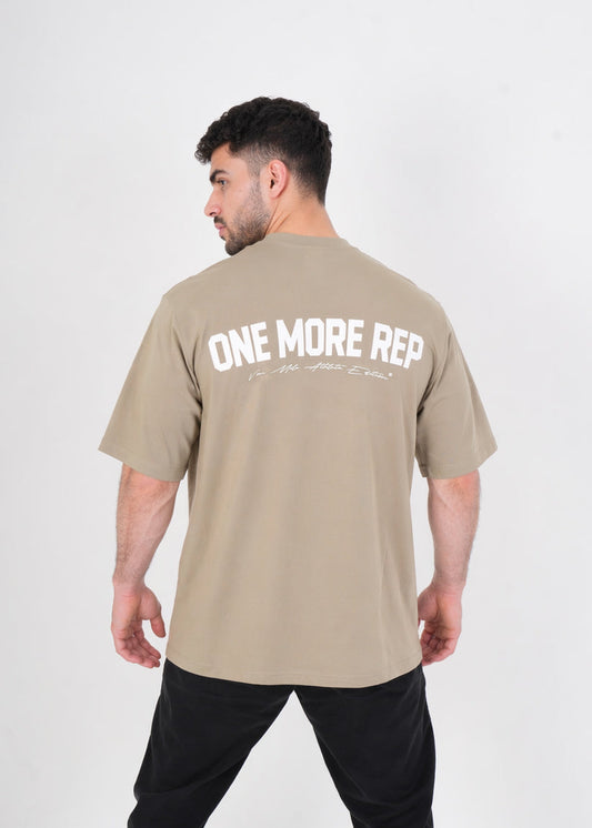 ONEMOREREP™ Oversize Tshirt - Desert Tan