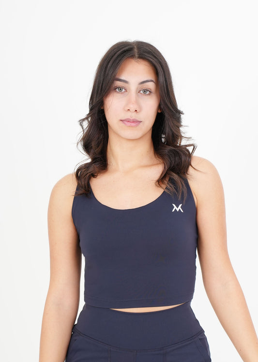 Sculpt™ Crop Top - Navy