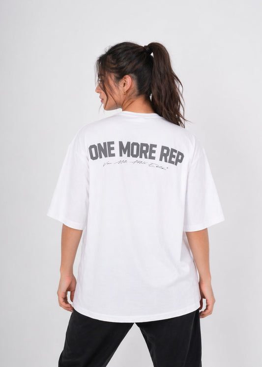 ONEMOREREP™ Oversize Tshirt - White