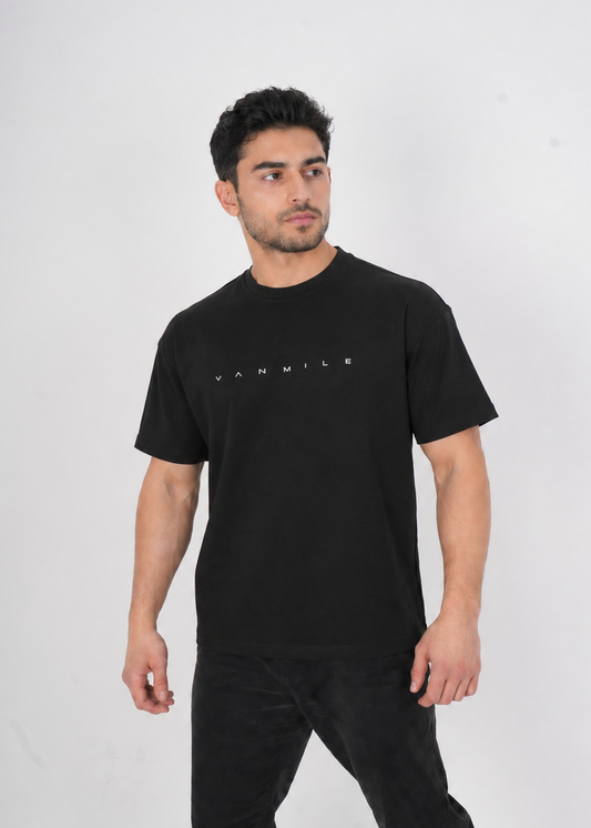 MILESTONE™ Oversize Tshirt - Black
