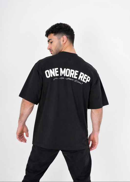 ONEMOREREP™ Oversize Tshirt - Black