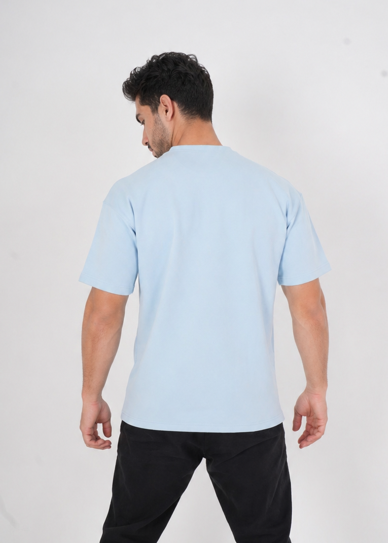 MILESTONE™ Oversize Tshirt - Baby Blue