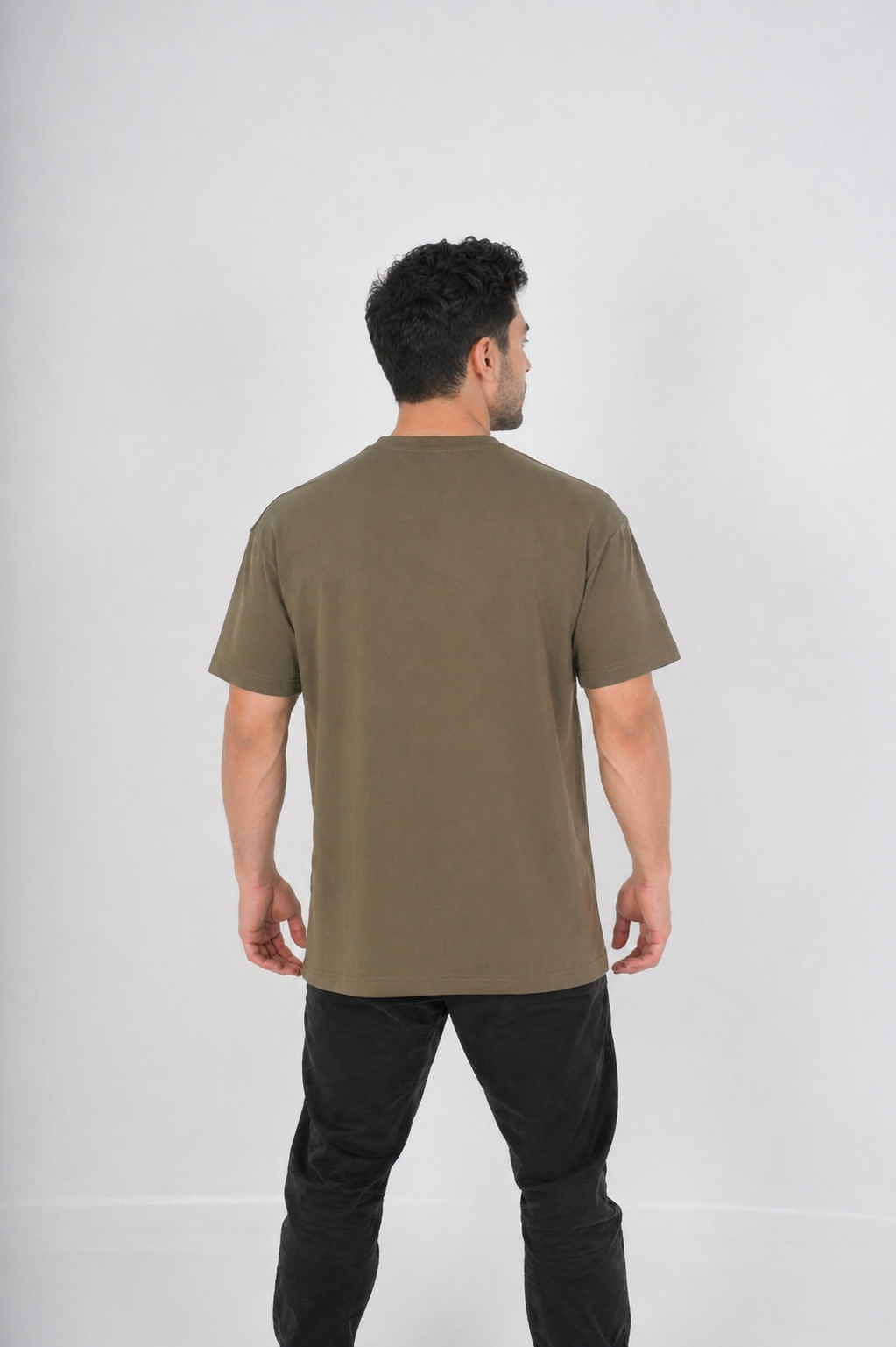 MILESTONE™ Oversize Tshirt - Olive Green