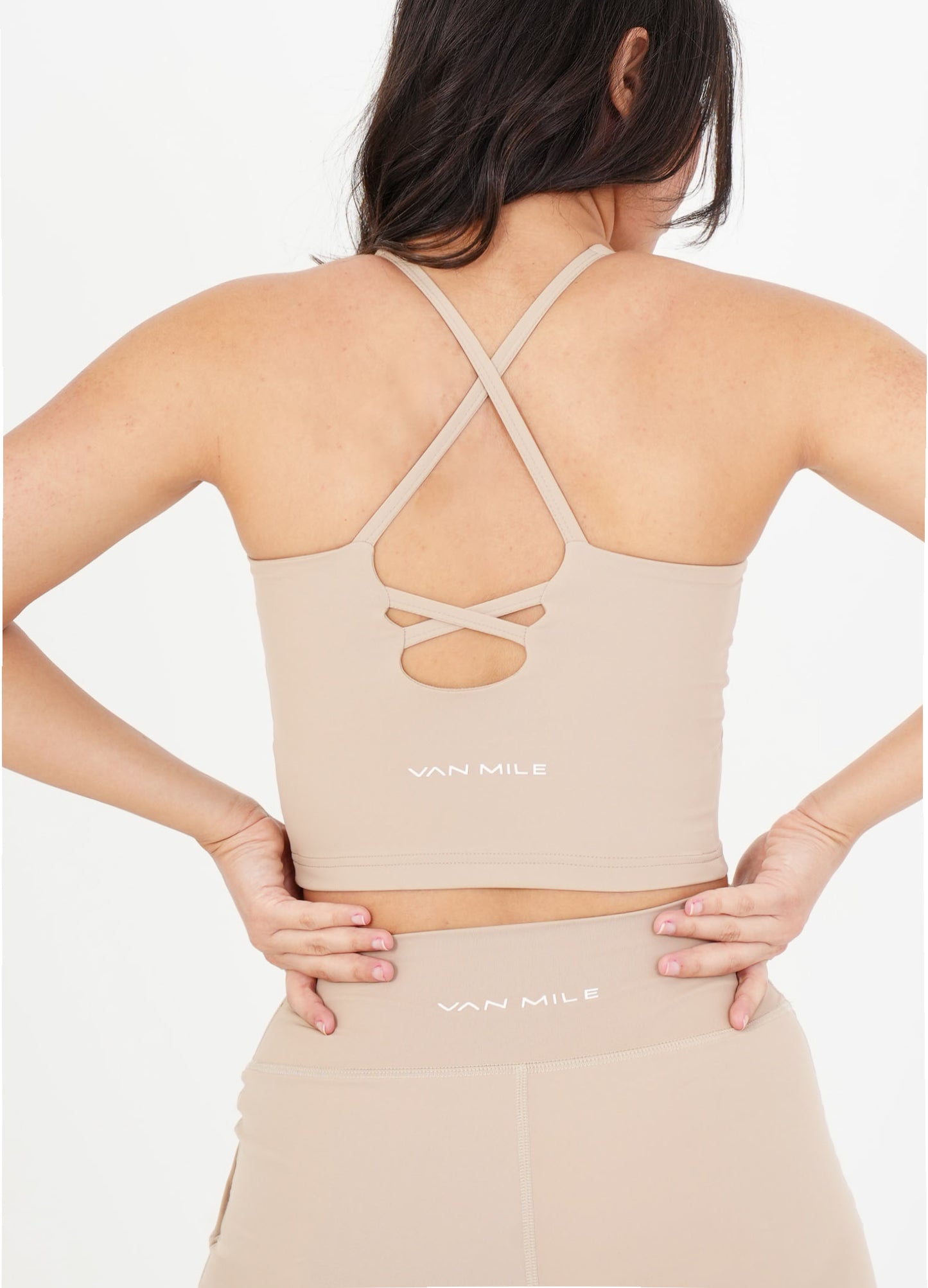 Sculpt™ Crop Top - Beige