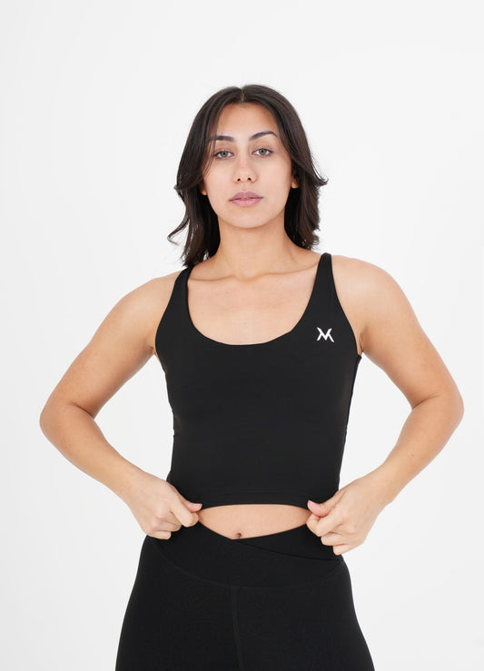 Sculpt™ Crop Top - Black
