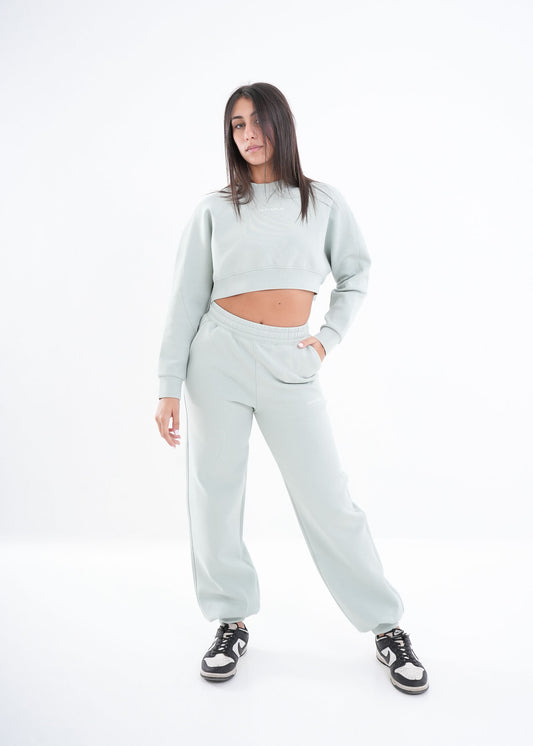 VNML 2 Pcs Crop Set - Mint Green