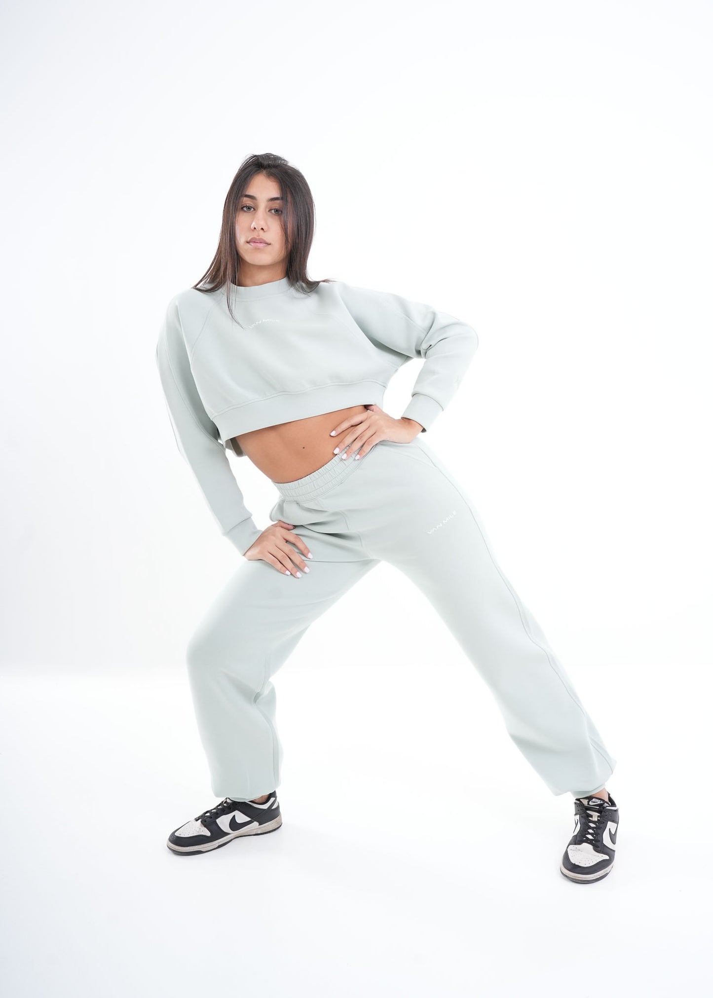 VNML 2 Pcs Crop Set - Mint Green