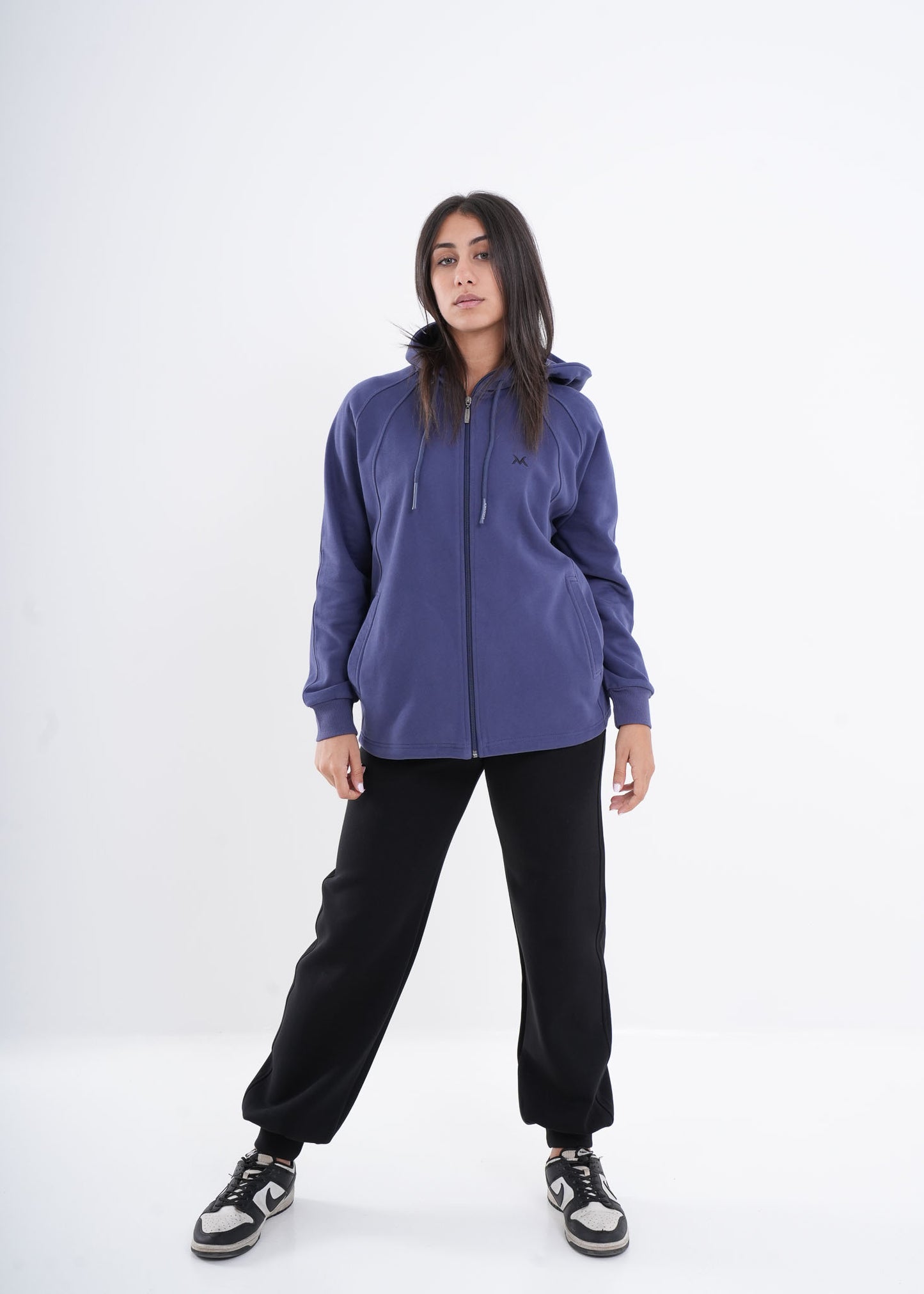 VNML Zip Through Hoodie - Galaxy Blue