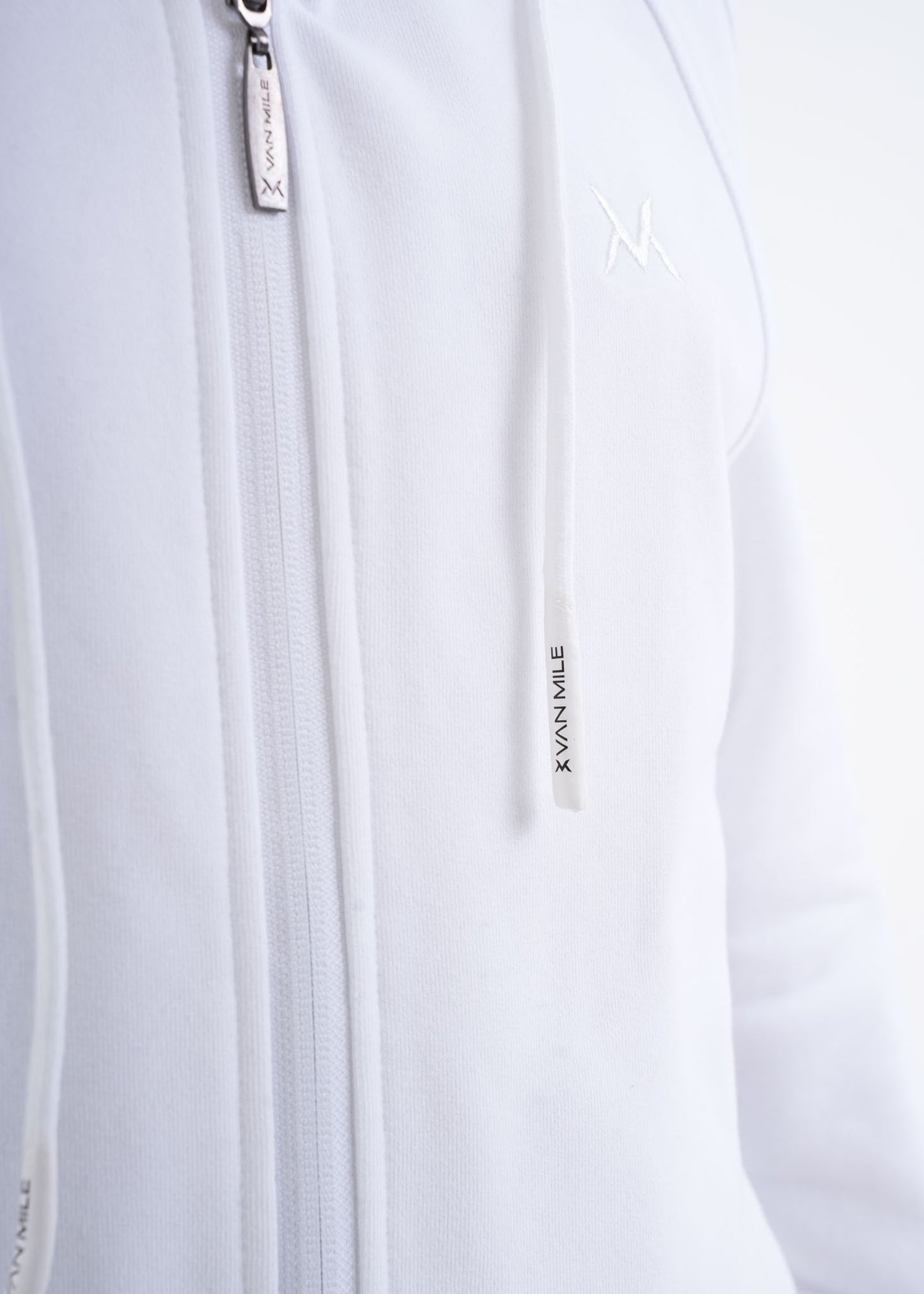 VNML Zip Through Hoodie - White