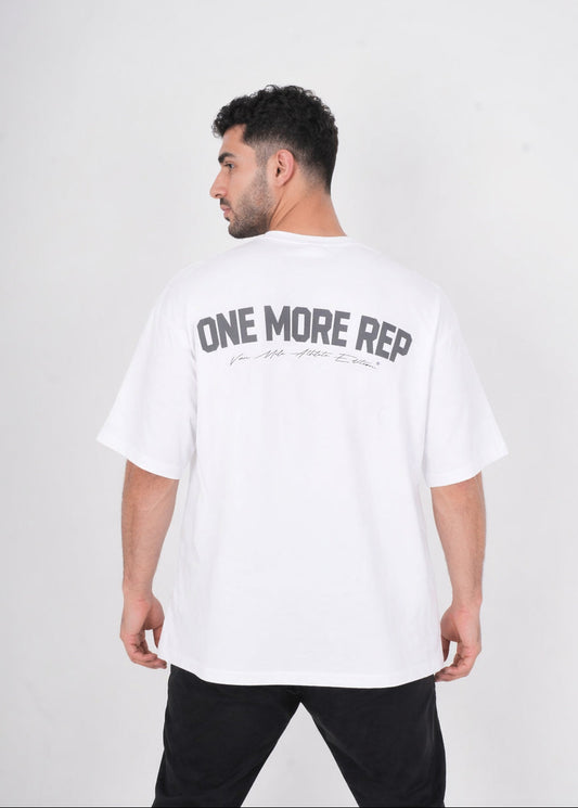 ONEMOREREP™ Oversize Tshirt - White