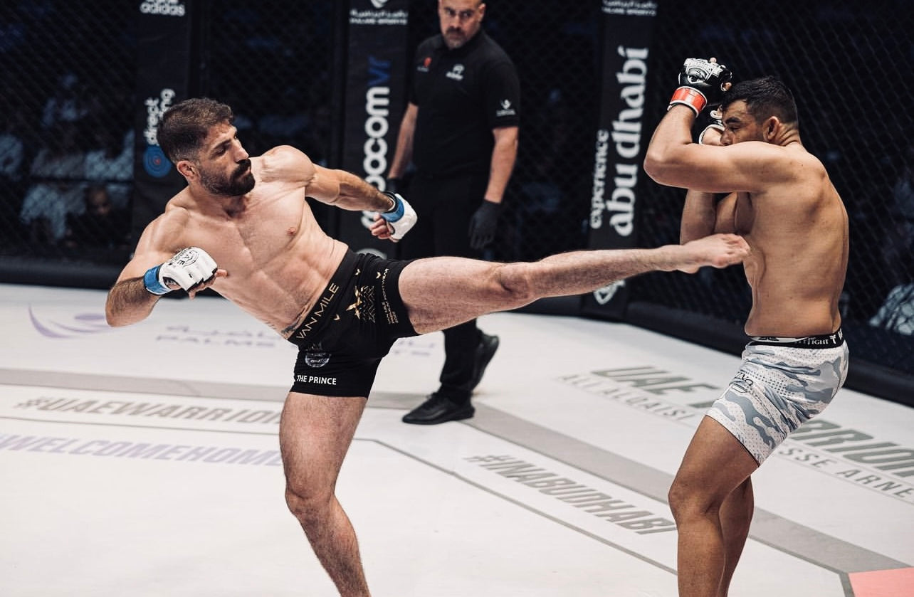 AMIR "THE PRINCE" FAZLI BECOMES #UAEWARRIORS MIDDLEWEIGHT CHAMPION