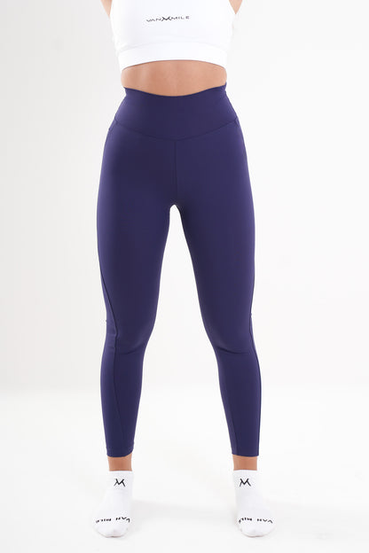 Women's VAN MILE AURORA Leggings in Navy – front view