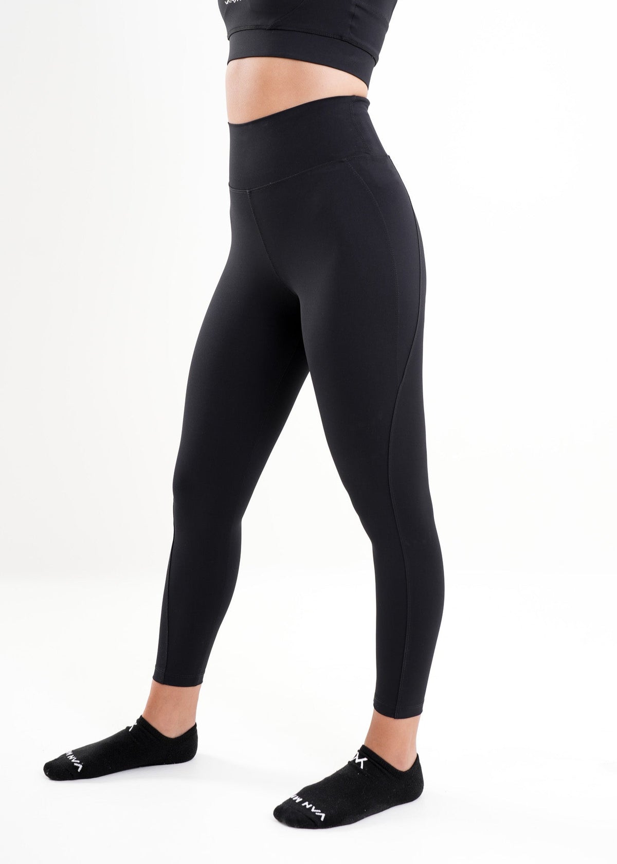 Women's VAN MILE AURORA Leggings in Black – side view