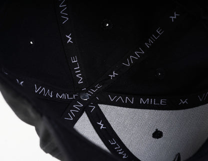 VAN MILE Cap – inside view with branded seam taping