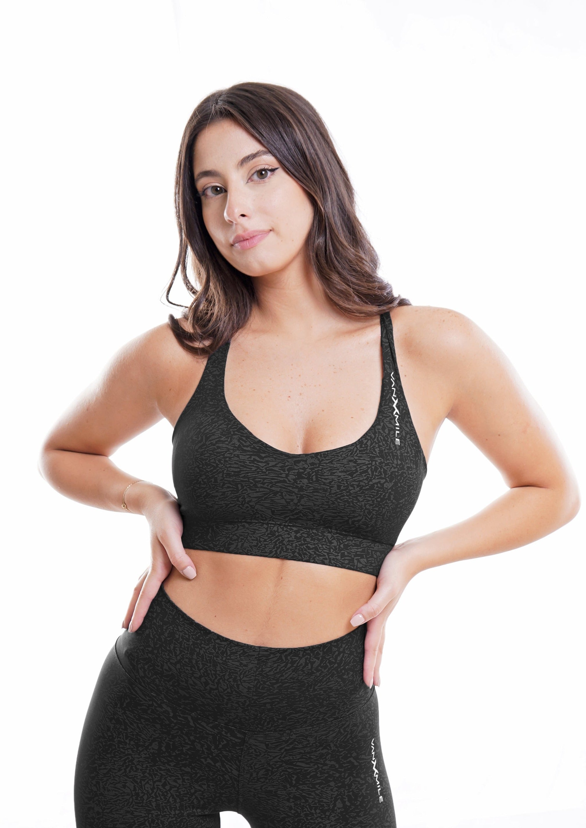 JOURNEY SPORTS BRA - BLACK