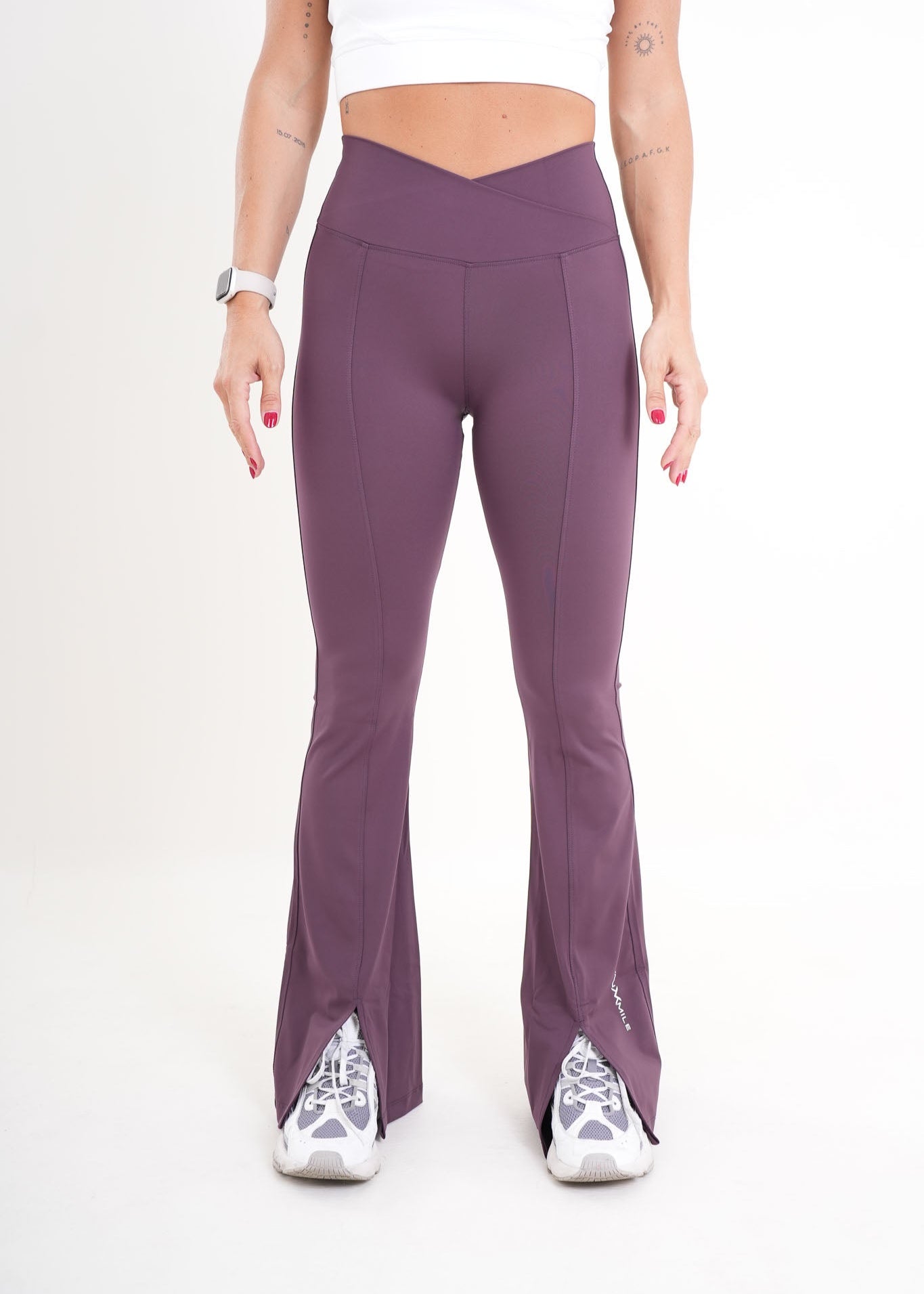 AURORA™ Flarred Legging - Aubergine