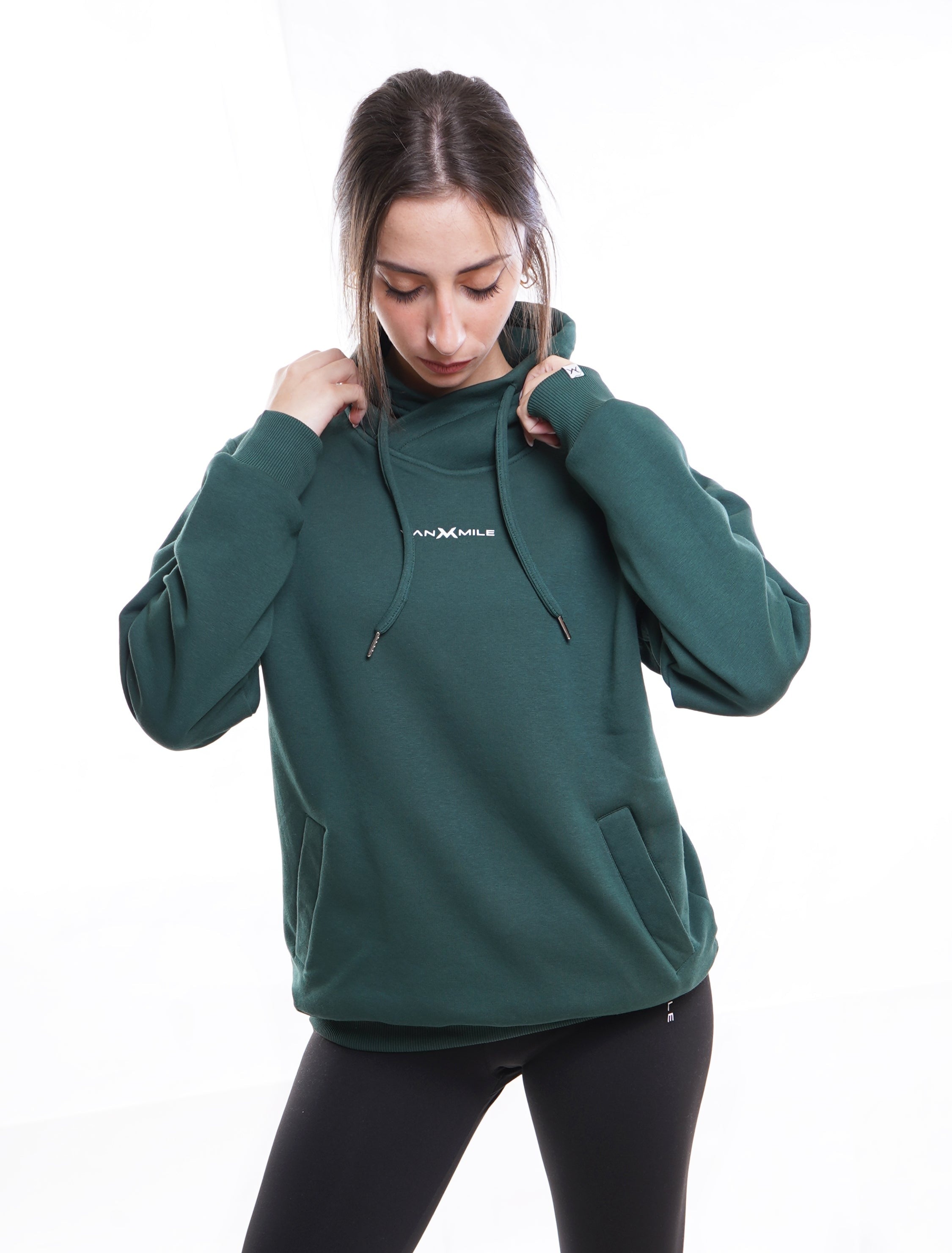 EVERYDAY TURTLE NECK SWEATSHIRT - OLIVE GREEN