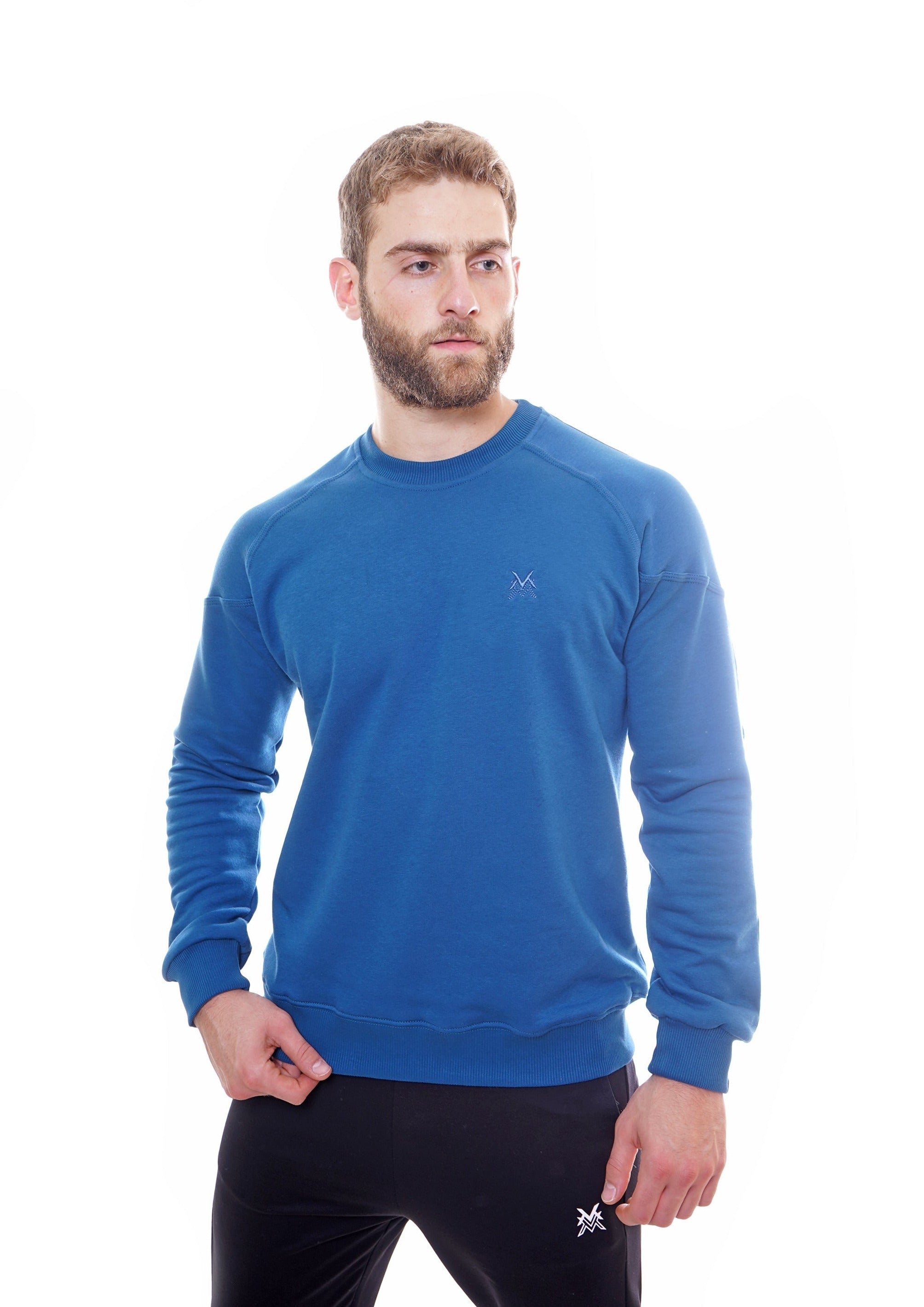 EVERYDAY CREW NECK SWEATSHIRT - BLUE