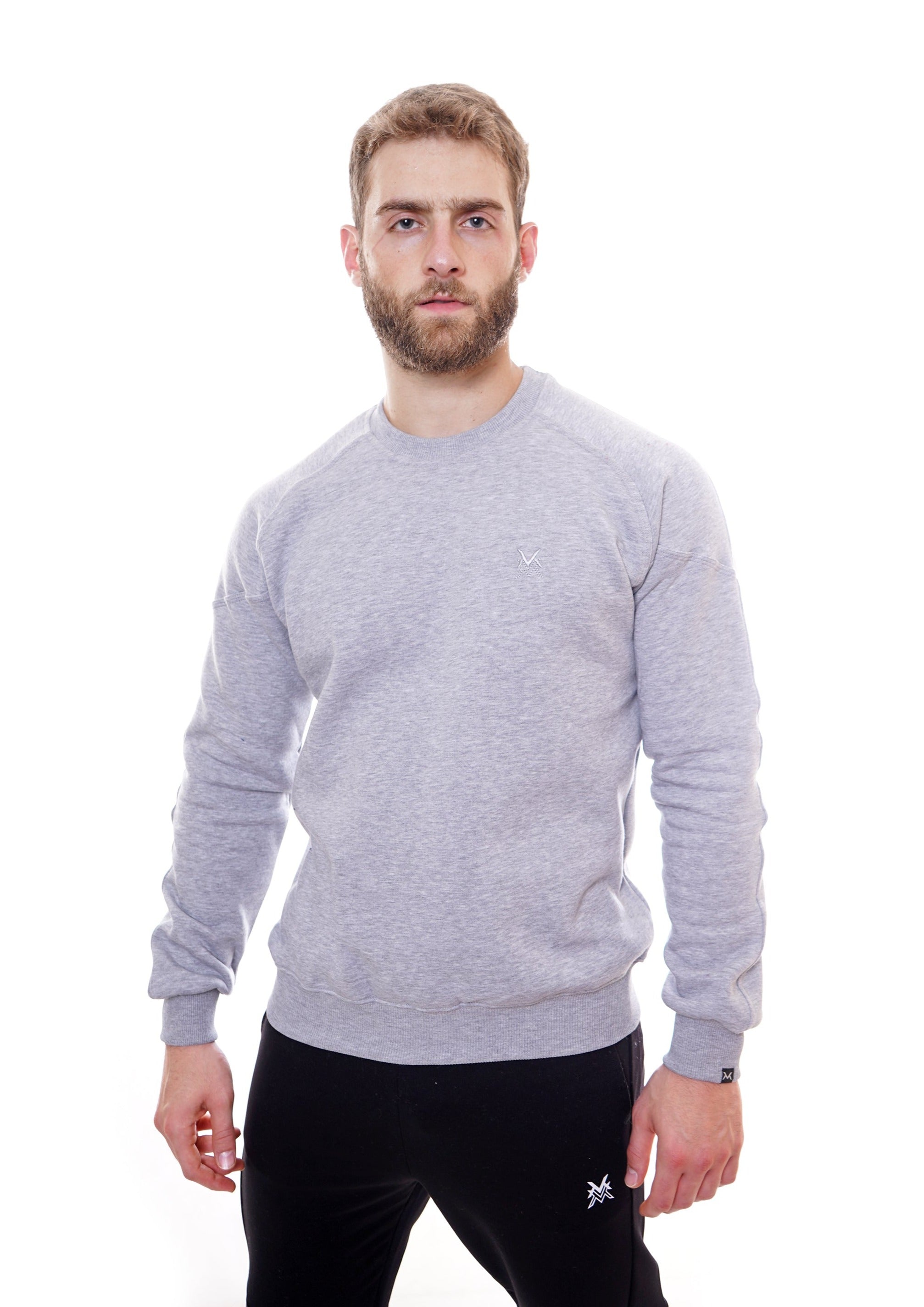 EVERYDAY CREW NECK SWEATSHIRT - GREY