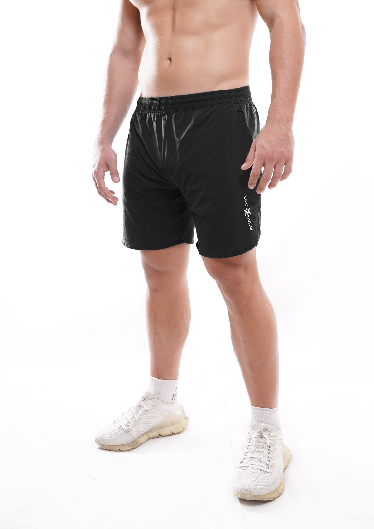 Men's VAN MILE Vibrant Shorts in Black – front view