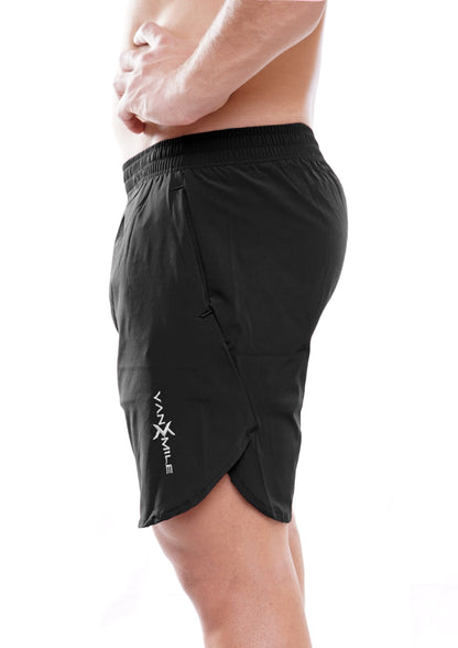 Men's VAN MILE Vibrant Shorts in Black – side view