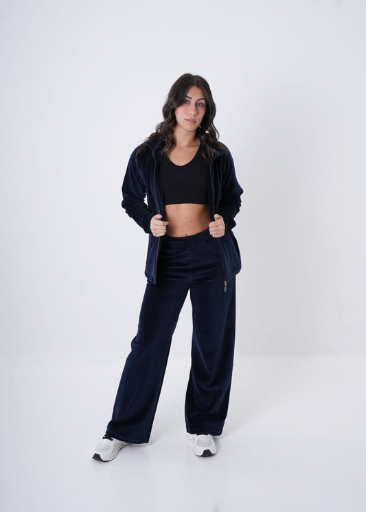 Classic Velour 2pcs Set - Navy