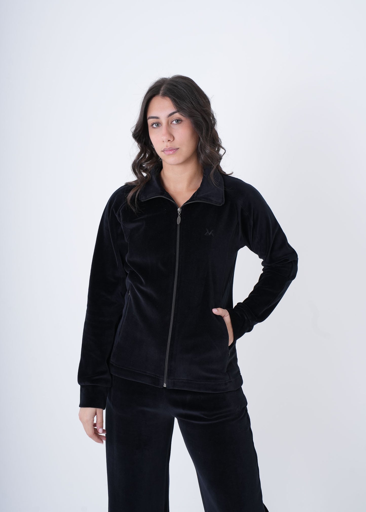 Classic Velour 2pcs Set - Black