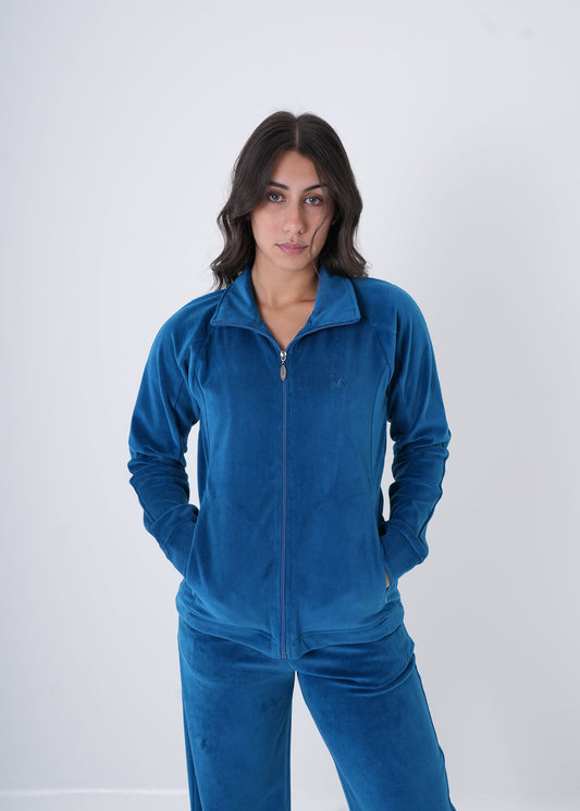 Classic Velour 2pcs Set - Sky Blue