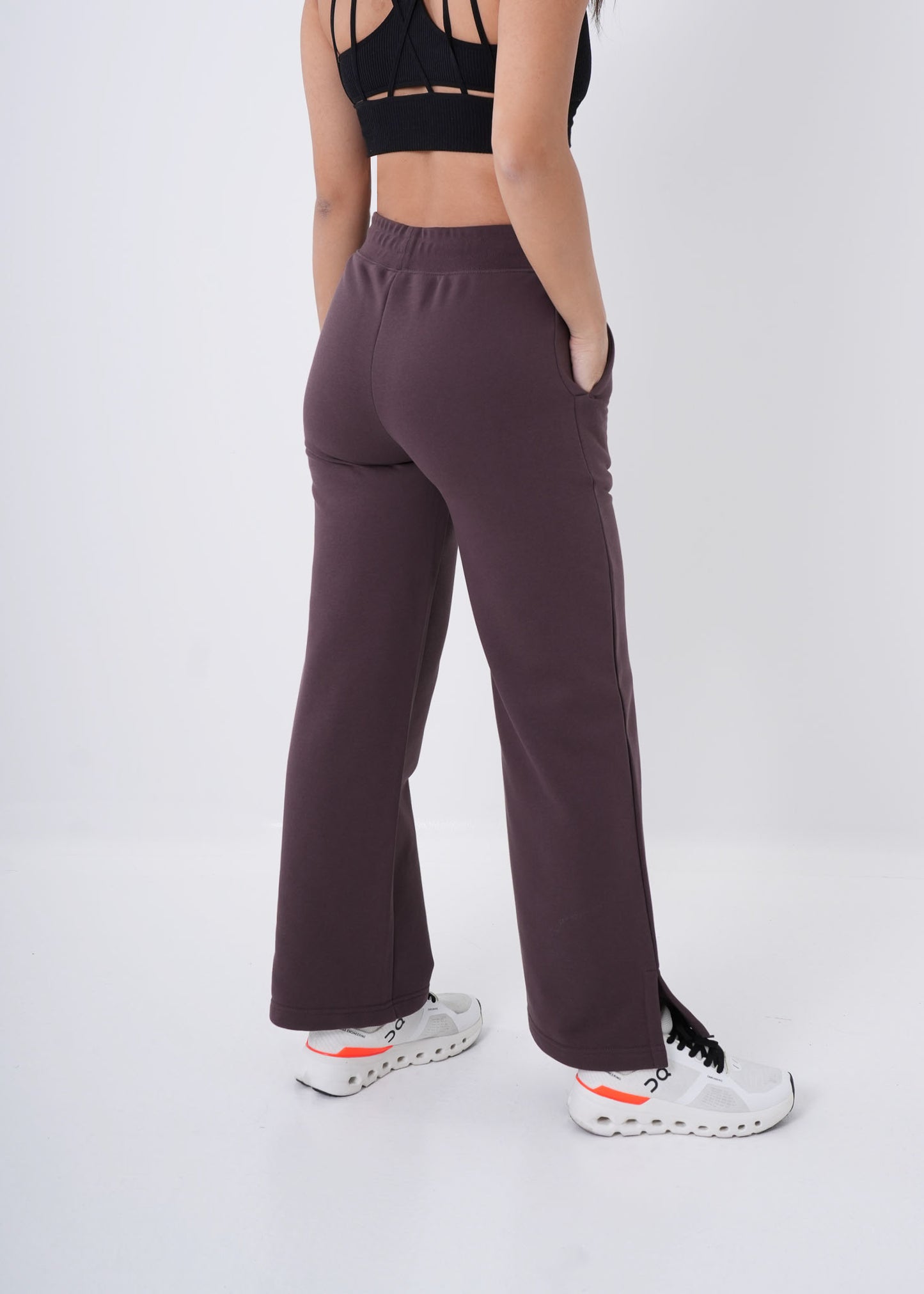 VNML Flared Cotton Pant - Brown