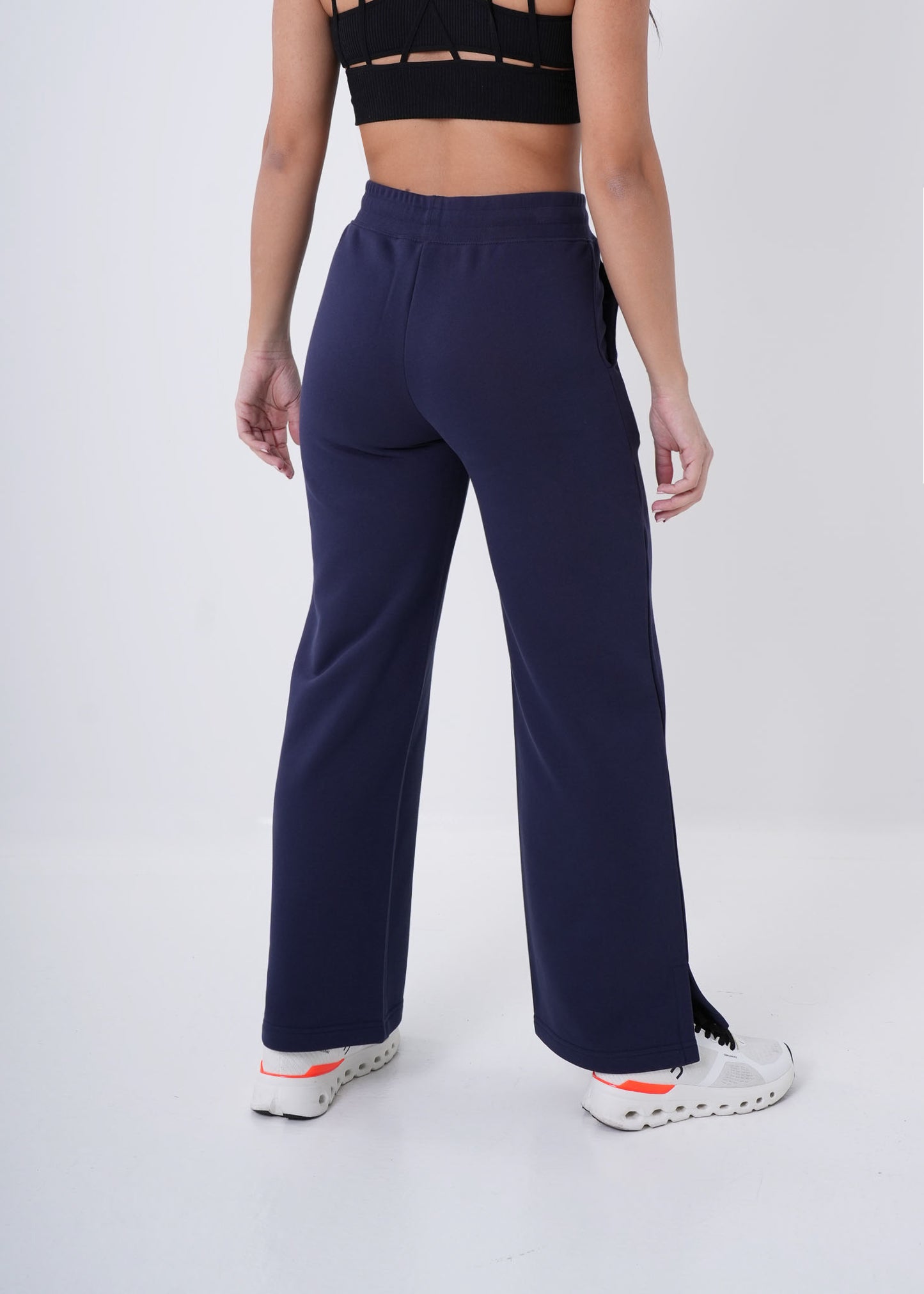 VNML Flared Cotton Pant - Navy