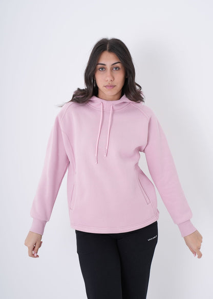 Women's VAN MILE VNML Hoodie in Pink – front view