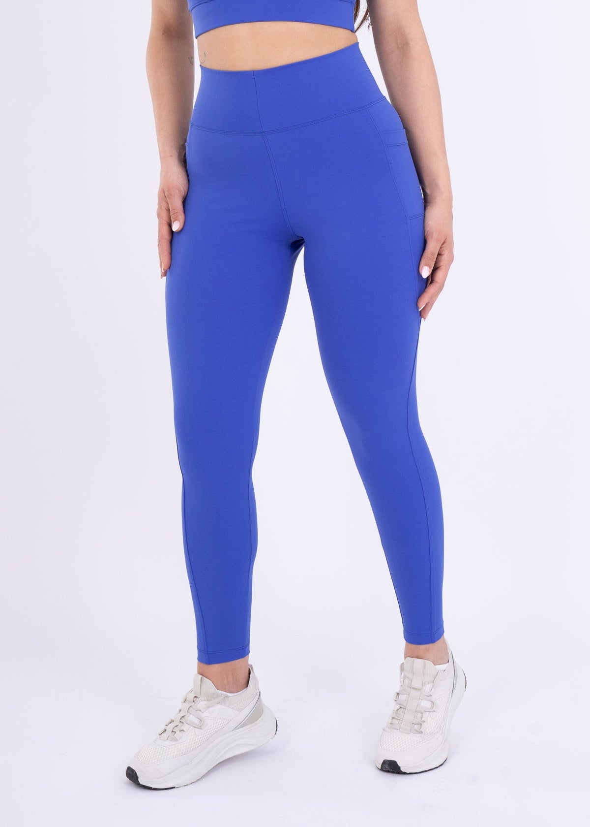 Women's VAN MILE Reborn Leggings in Blue – front view
