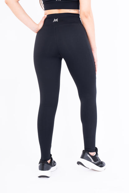 Women's VAN MILE Reborn Leggings in Black – back view