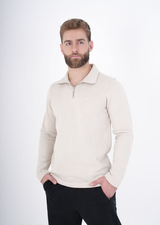 VNML Half Zip jacket - Beige