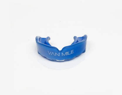 VAN MILE Mouth Guard Double Layer in Blue – front view
