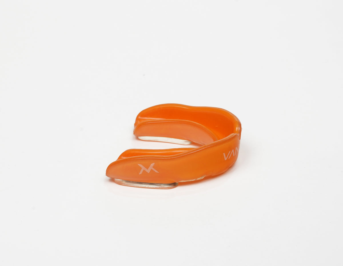 VAN MILE Mouth Guard Double Layer in Orange – side view