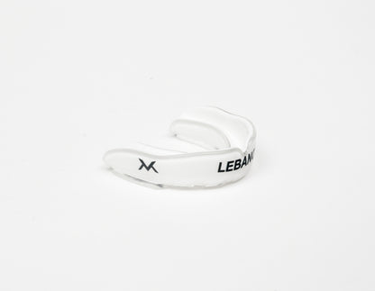 VAN MILE LIMITED Edition Lebanon Mouth Guard Double Layer in White – side view