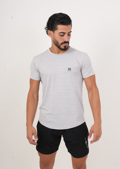 Men's VAN MILE MOTION Quick-Dry T-Shirt in Grey – front view