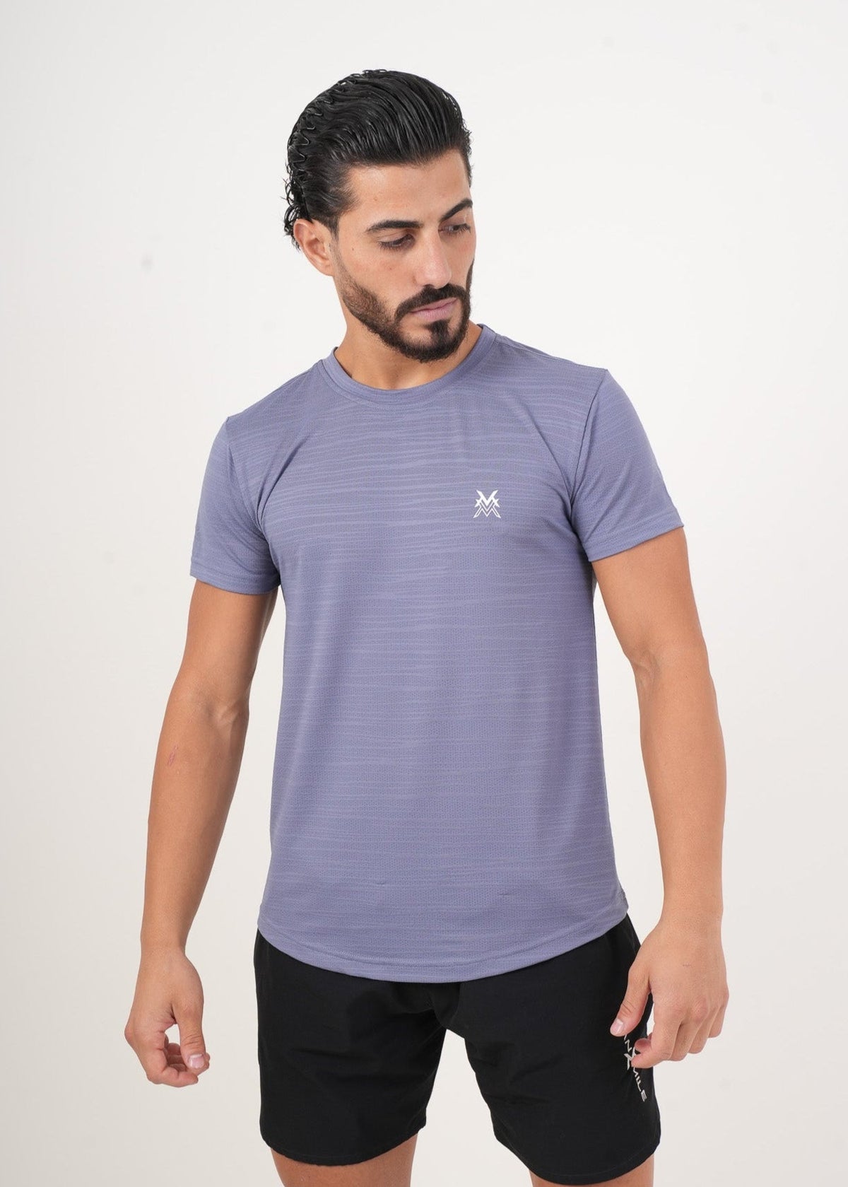 Men's VAN MILE MOTION Quick-Dry T-Shirt in Baby Blue – front view