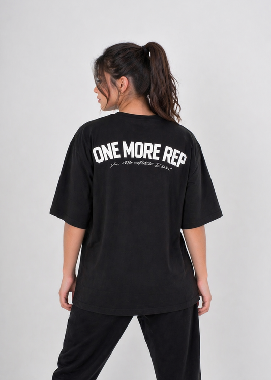 ONEMOREREP™ Oversize Tshirt - Black