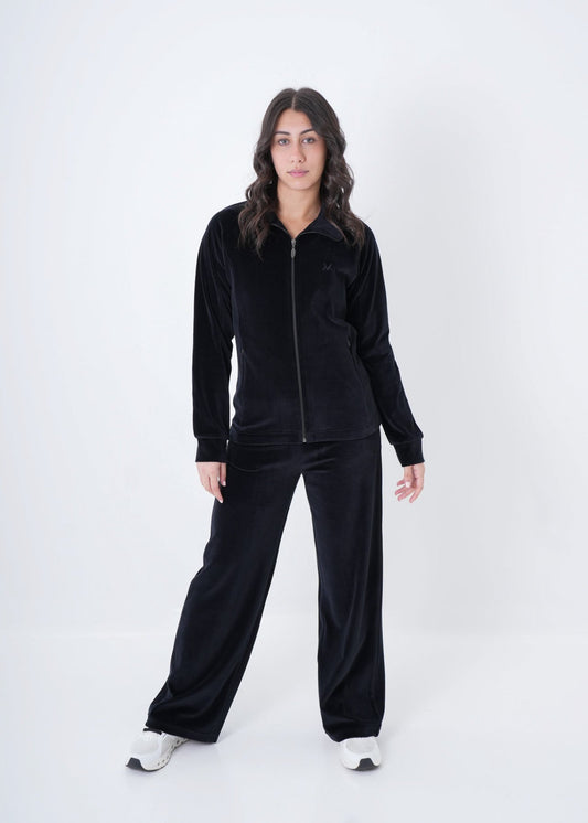 Classic Velour 2pcs Set - Black